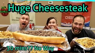 MASSIVE CHEESESTEAK CHALLENGE | MOMVFOOD | MAXVFOOD
