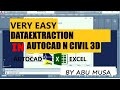 AutoCAD to Excel  Data Extraction | By Abu Musa