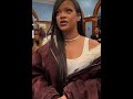 #short Rihanna  attends ASAP Rocky’s fashion show in Paris