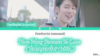 Pantherist (แพนเตอรเต) กี่ เหตุผล ที่ ทำให้ รัก OST WHY R U(Color Coded Lyrics THAI/ROM/INDO)