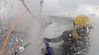 Blasting with my brother - RAW windsurf footage (Feb 25 UK)