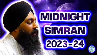 Bhai Mansimran Singh - MIDNIGHT SIMRAN - rasak rasak gun gaavai - New Year's Rainsabai 2023/24