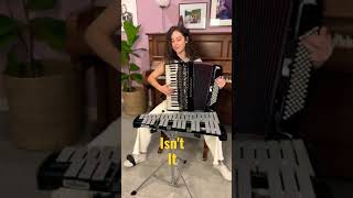 Beautiful Accordion Music by Lucy Riddett #shorts #accordion