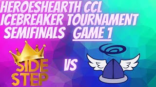 Sidestep Kings vs Crowd Control Game 1 Semifinals Icebreaker Tournament Analysis [HeroesCCL by Rol