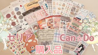 セリア・キャンドゥ購入品【新商品りすお製菓・コラージュマテリアルなど♡】