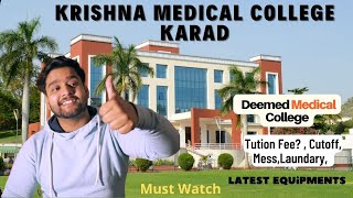 Krishna Institute of Medical Sciences Karad | Maharastra MBBS College | Admission, Fees, Cutoff ?