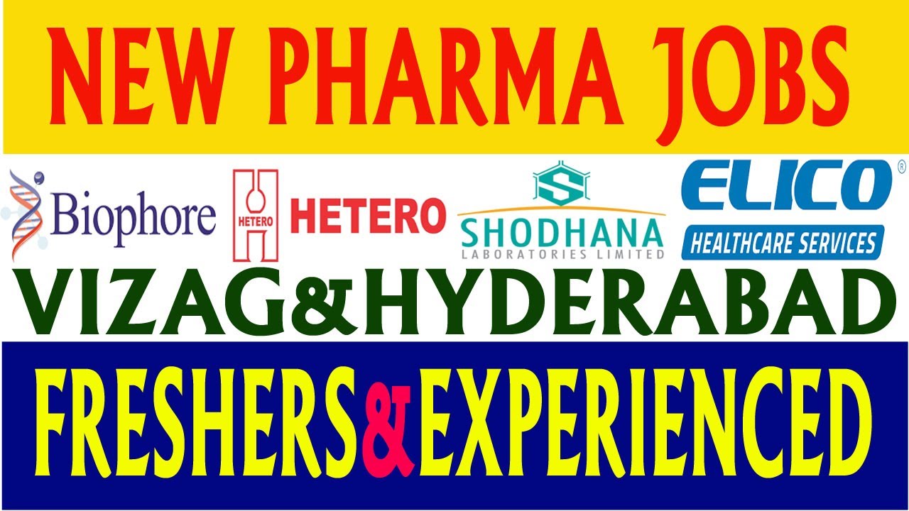 New Pharma Jobs In Telugu 2023 || Latest Pharma Jobs In Vizag ...