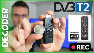 Recensione mini decoder per nuovo digitale terrestre DVB T2 Edision Nano T265+