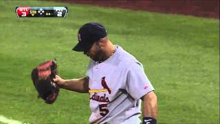 2011/08/17 Pujols' diving stop