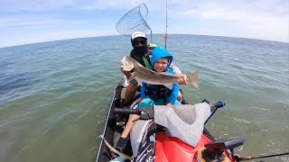 JETSKI FISHING w/ My 6yr Old SON