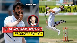 Top 10 Dengerous Bouncer in Cricket History | Top 10 Bouncer Ball in Cricket | CricShots