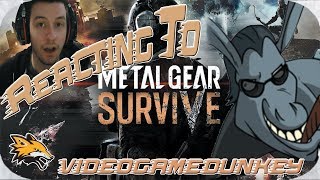 Reacting to videogamedunkey Metal Gear Dies