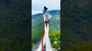 Would you try this..🥰ආසද රවුමක් යන්න. #shots #travel #flyboard #shots #share #shanu #shalani #shots