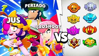 On AFFRONTE TOUS les RANGS de Brawl Stars en CLASSÉ (feat Croshoot \u0026 Jus)