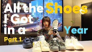 How Many Shoes Did I Got in a Year? Part 1🔥Crazy Shoes Haul🔥