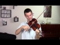 learn how to play minuet 1 on violin by bach classical mondays