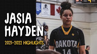 Jasia Hayden Basketball Highlights 2021-2022 (Class of 2023 Dakota Collegiate)