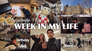 WEEK IN MY LIFE 📚 new semester, study with me, 20th birthday, dance, catching up with friends