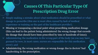 Types Of Medication Errors To Look Out For When Receiving Medical Treatment In Pennsylvania
