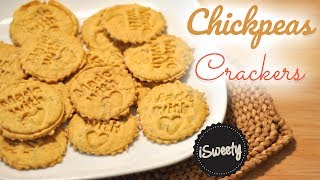 Healthy [Chickpeas Snack] Crackers with Rosemary - Easy Recipe