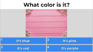 Quiz to learn English: What color is it?