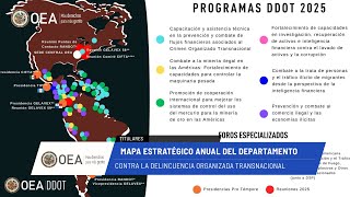 OEA News: Mapa estratégico anual del DDOT. 14 de enero de 2024.