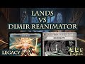 Lands vs Dimir Reanimator [$1000 Legacy Round 1]