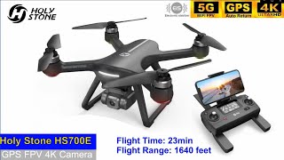 Holy Stone HS700E GPS EIS 4K-Video Brushless Drone – Just Released !