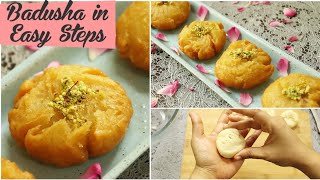 Badusha in Easy Steps / Balushahi Recipe / How to make badusha at home ? / Instant badusha recipe