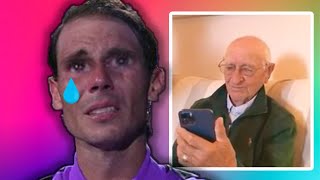 Nadal makes 90 year old cry