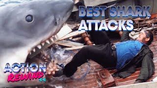 Jaws But It's Just The Shark Attacks | Action Rewind