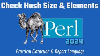 Perl Programming Tutorial: Hash Size & Elements 2024