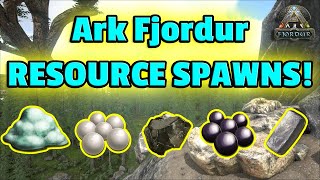 Ark New FJORDUR Map Resource Guide!