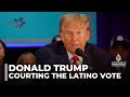 Trump courts Latino voters as presidential race enters final two weeks