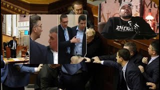 Tučnjava u saboru. Plenkovic nasrnuo na Grmoju *Petrak komentira*