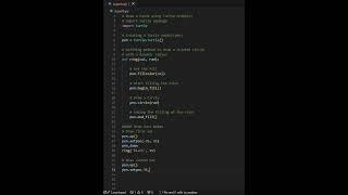how to draw a Panda using python turtle #pythonturtle #panda #howtodraw