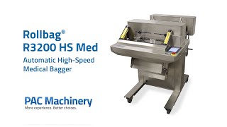 Rollbag R3200 HS Med High Speed Medical Bagger