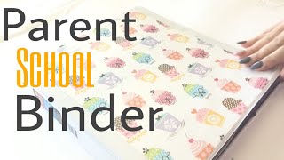 Parent School Binder Organization tips | Back to School Tips| Dollar Tree Organization tips