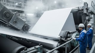 Inside the Paper Mill — From Trees to Perfect Paper Rolls | Full Manufacturing Process