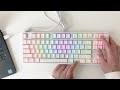 royal kludge rk987 mechanical keyboard unboxing tkl rgb red switches