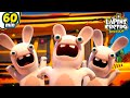 Les Lapins à la conquête de l'espace| Les Lapins Crétins Invasion🐰 | Nouvelle compilation 1H | HD