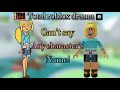 Trd but i can’t say any character’s NAME!? (Total Roblox Drama)