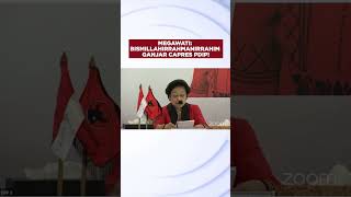 Megawati: Bismillahirrahmanirrahim Ganjar Capres PDIP