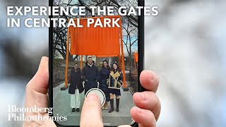 Augmented Reality Reveals Christo \u0026 Jeanne-Claude's The Gates - Central Park