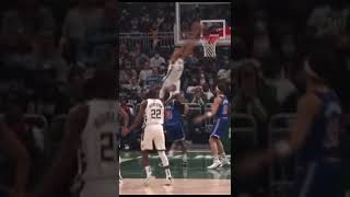 Giannis with the SLAM! #shorts #nba #giannis
