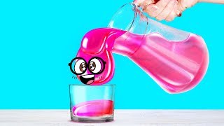7 ASTONISHING LIQUID CRAFTS with Slime Sam - Pour, Spill, Play!