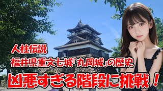 凶悪階段に挑む！福井県重文七城「丸岡城」の歴史【星が綺麗だけじゃない！】 #福井県 #文化財 #丸岡城