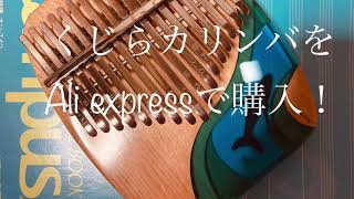 Ali  express で、くじらカリンバ購入