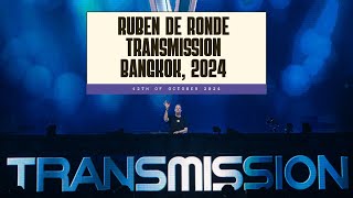 RUBEN DE RONDE LIVE AT TRANSMISSION BANGKOK 2024