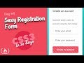 Sexy Registration Form: CSS Tutorial (Day 4 of CSS3 in 30 Days)